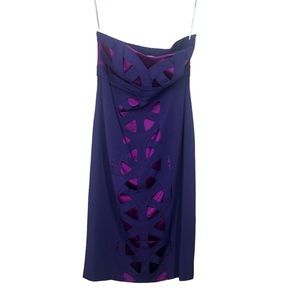 Karen Millen Cutout Strapless Dress